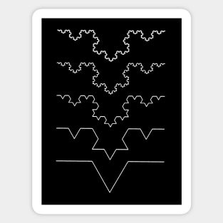 The Koch Curve Sticker